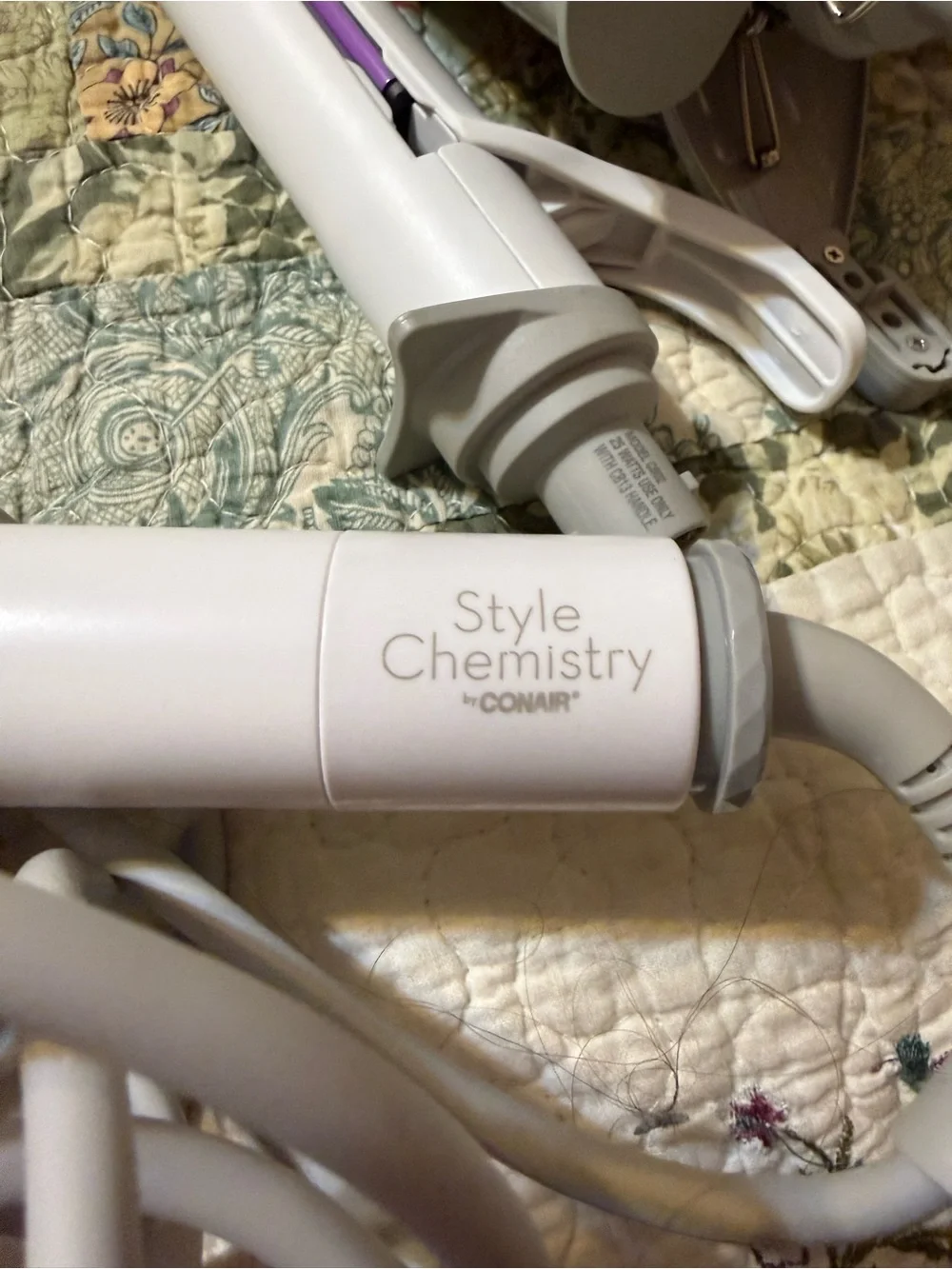 3-Barrel Hair Styling Iron - Pink, Yellow and White